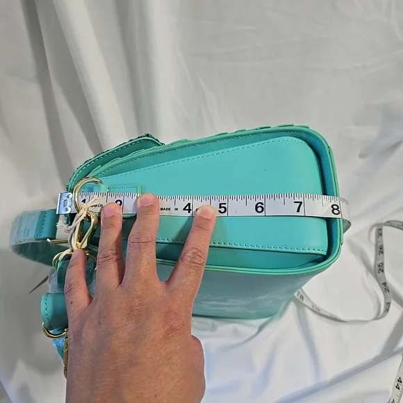 NWT Loungefly Disney The Little Mermaid Sequins Collection Crossbody Blue - Picture 9 of 10